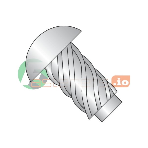 Newport Fasteners Self-Drilling Screw, #8 x 3/16 in, 18-8 Stainless Steel Domed Head Hammer Drive Drive, 10000 PK 286192 - main